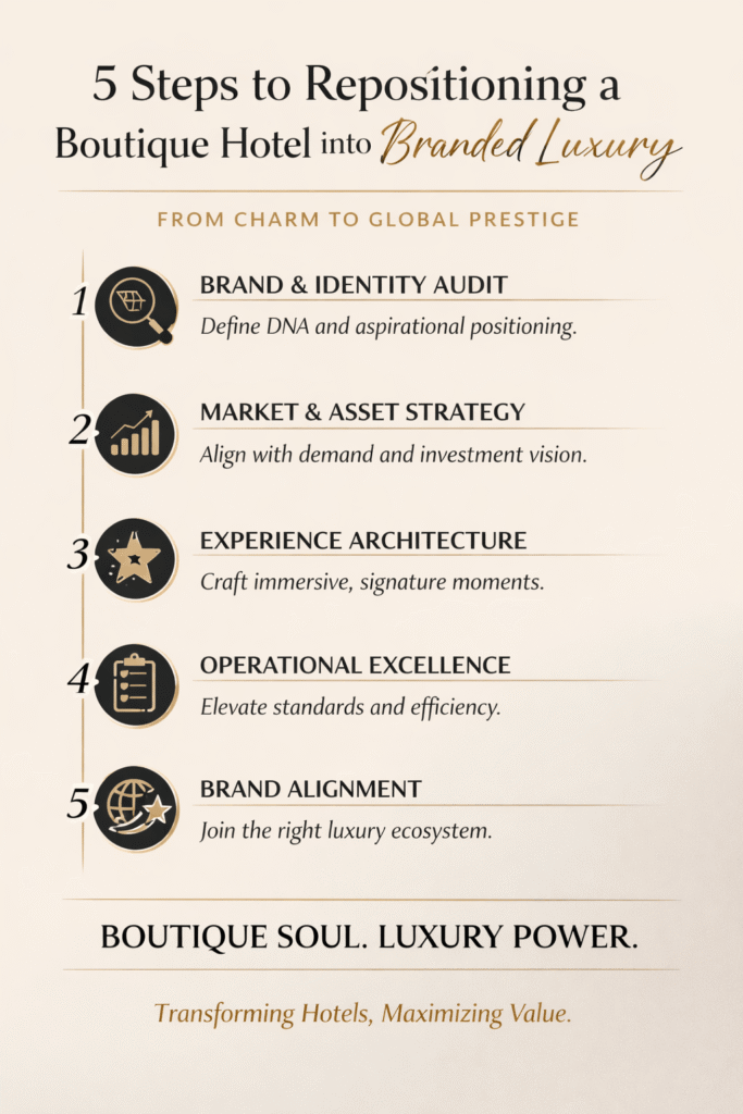 From Boutique to Branded Luxury: How to Reposition an Asset